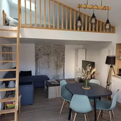 Maison Studio 4 personnes avec mezzanine