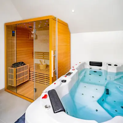 Plan de l'établissement Escapade au Cocon des Plaisirs Secrets Spa &Sauna