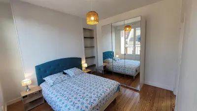 Un ou plusieurs lits dans un hébergement de l'établissement le balcon d'Amiens