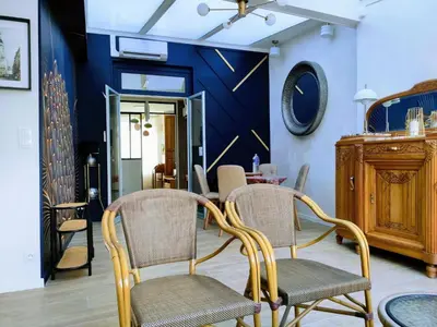 Coin salon dans l'établissement La Waide