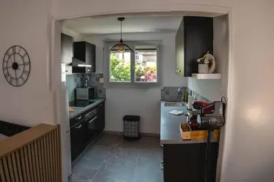 Cuisine ou kitchenette dans l'établissement Casa Relax spa