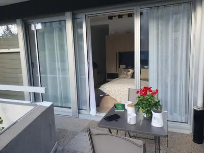 Balcon ou terrasse dans l'établissement CLUB APPART