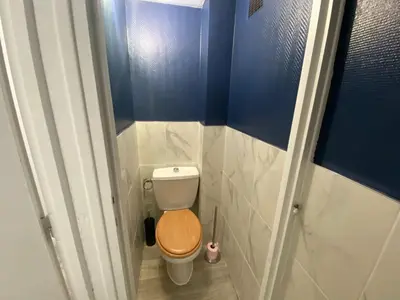Salle de bains dans l'établissement Le Green suite