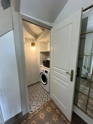 Cuisine ou kitchenette dans l'établissement Luxueuse maison Hypercentre Dieppe