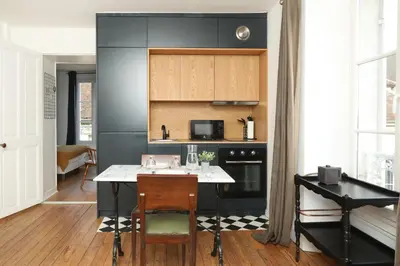 Cuisine ou kitchenette dans l'établissement Suite Lavarande by La Boîte En Plus