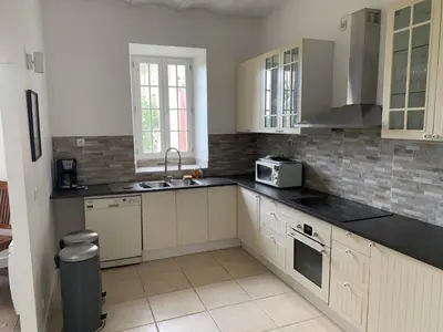 Cuisine ou kitchenette dans l'établissement Gite tout confort - Vexin - Val d'Oise