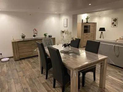 Coin salon dans l'établissement La Rivière de L'Andelle