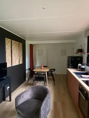 Cuisine ou kitchenette dans l'établissement Le Domaine Saint Ange