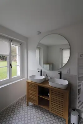 Salle de bains dans l'établissement Le Domaine Saint Ange