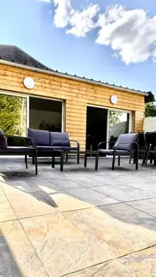 Plan de l'établissement *Rivage* Spacieux T2 RDC sur cour:Jardin-Fibre-Netflix-Terrasse