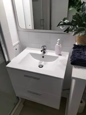 Salle de bains dans l'établissement IMEPA Appart 47m2/ Beau 2 pièces