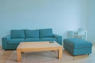 Coin salon dans l'établissement Grand 2P vue seine