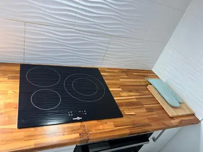 Cuisine ou kitchenette dans l'établissement Sublime appartement T3