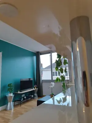 Télévision ou salle de divertissement dans l'établissement Appartement cathédrale