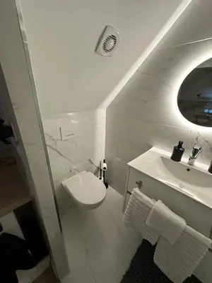 Salle de bains dans l'établissement Appartement cocooning