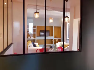 Plan de l'établissement Appartement Design Rouen-gare avec parking privé