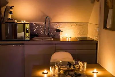 Plan de l'établissement La Mezzanine de l'Etoile suite avec jacuzzi privé