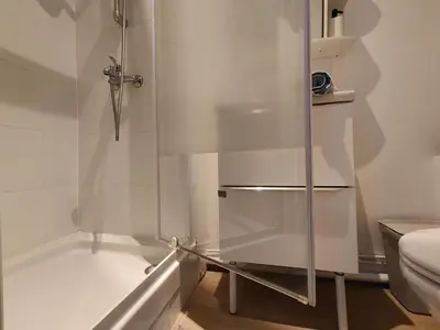 Salle de bains dans l'établissement Appart'HomeCity - Rouen Marne Impressionniste