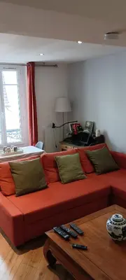 Coin salon dans l'établissement Appartement Cosy Plein Centre Ville