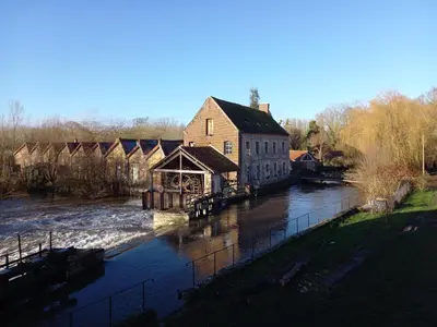 Vue sur la rivière ou le fleuve situé(e) à proximité de la maison de vacances