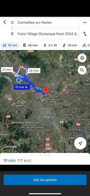 Plan de l'établissement Maison pour Jeux Olympiques 2024