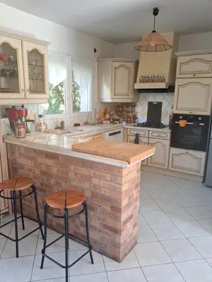 Cuisine ou kitchenette dans l'établissement Chez Loti
