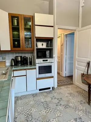 Cuisine ou kitchenette dans l'établissement Le Magnolia Maison 12 Couchages