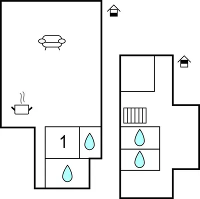 Plan de l'établissement Stunning Home In St Paer With Wifi