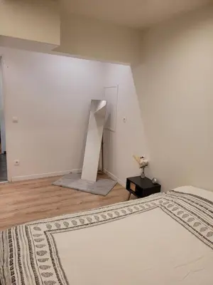 Un ou plusieurs lits dans un hébergement de l'établissement Petite maisonnette