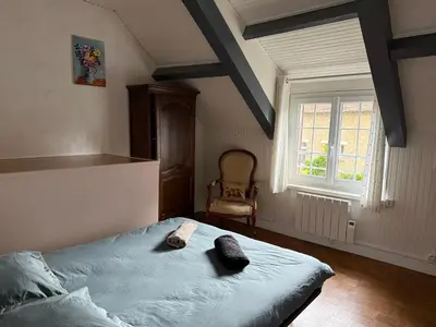 Un ou plusieurs lits dans un hébergement de l'établissement Maison familiale au coeur de la vallée de l'Eure