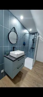 Salle de bains dans l'établissement La Clé du Bonheur