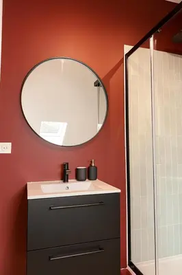 Salle de bains dans l'établissement Chambre privée 