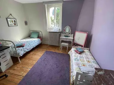 Un ou plusieurs lits dans un hébergement de l'établissement Villa La Marquise de la Chesnaie à 15 mn de Paris