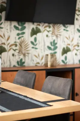 Télévision ou salle de divertissement dans l'établissement Gite des Etangs