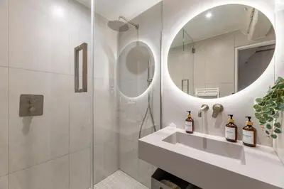 Salle de bains dans l'établissement Villa Caron - Appartements haut de gamme avec chambre hyper centre