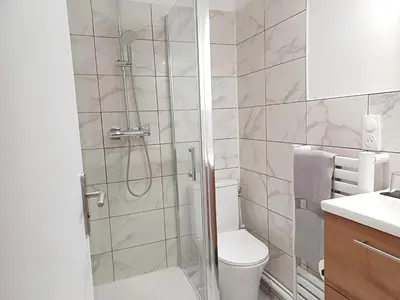 Salle de bains dans l'établissement Pause amiénoise - Proche centre ville - wifi Fibre