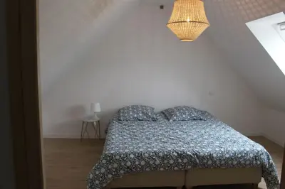 Un ou plusieurs lits dans un hébergement de l'établissement Maison en Normandie