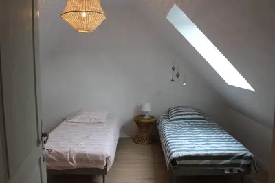 Un ou plusieurs lits dans un hébergement de l'établissement Maison en Normandie