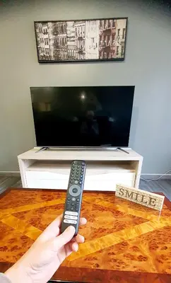 Télévision ou salle de divertissement dans l'établissement The Family - Bel Appartement 4/6 places