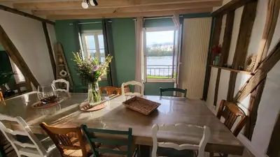 Plan de l'établissement Le Cœur du Bien-être - Gîte grande capacité - 6 chambres - Superbe emplacement - Vue Seine - Décoration soignée - Coin touristique