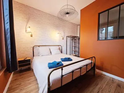 Un ou plusieurs lits dans un hébergement de l'établissement Le Bain Rouennais