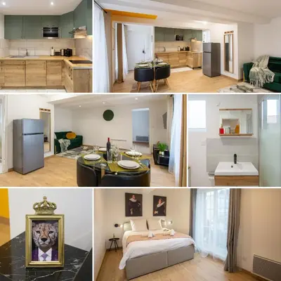 Cuisine ou kitchenette dans l'établissement La promesse - T2 Hyper centre