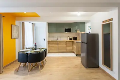 Cuisine ou kitchenette dans l'établissement La promesse - T2 Hyper centre