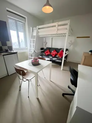 Cuisine ou kitchenette dans l'établissement Descamps
