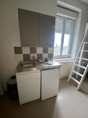 Cuisine ou kitchenette dans l'établissement Descamps