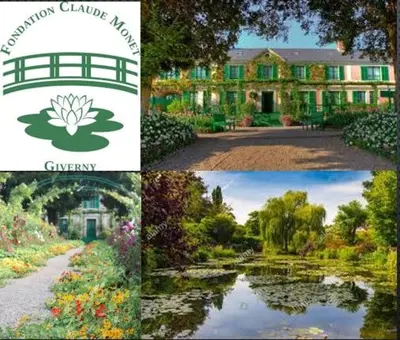 Jardin de l'établissement La Petite Maison de Giverny - Dernière minute -Chambre dans Gîte 5 étoiles au Cœur du village
