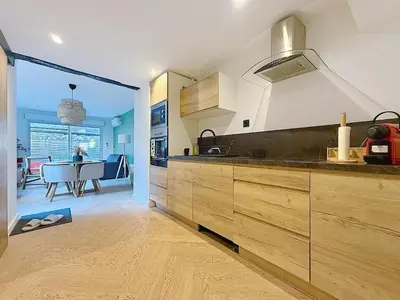 Cuisine ou kitchenette dans l'établissement Piscine, Sauna & Balnéo au cœur de Rouen
