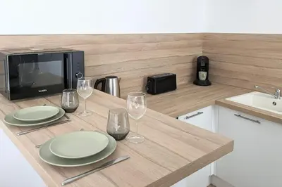 Cuisine ou kitchenette dans l'établissement Rouen Centre historique