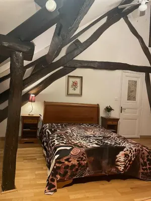 Un ou plusieurs lits dans un hébergement de l'établissement 5 Mins to ZOOTHOIRY STUDIO LUMINEUX