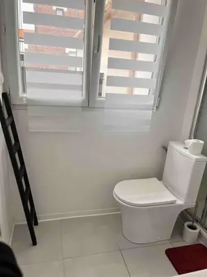 Salle de bains dans l'établissement L' authentique Clément